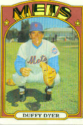 1972 Topps Baseball Cards      127     Duffy Dyer
